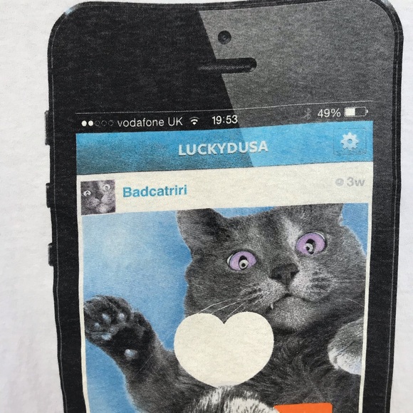 Popular Poison Tops - Luckydusa Cat Tee S